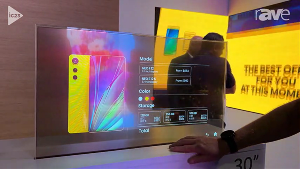 Transparent LED Display Integration